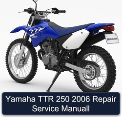 2006 Yamaha TTR Models 250 Manuall Service Repair Workshop Manual PDF