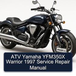 1997 Yamaha Warrior ATV YFM350X Service Repair Workshop Manual PDF