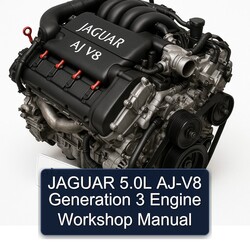 Jaguar AJ V8 5.0l AJ-V8 Generation 3 Engine Service Repair Workshop Manual PDF