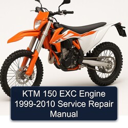 1999-2010 KTM 150 EXC Engine Service Repair Workshop Manual PDF