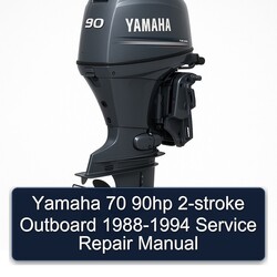1988-1994 Yamaha 70 90HP 2-stroke Outboard Service Repair Workshop Manual PDF