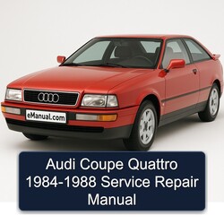 1984-1988 Audi Coupe Quattro Service Repair Workshop Manual PDF
