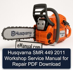 2011 Husqvarna SMR 449 Service Repair Workshop Manual PDF