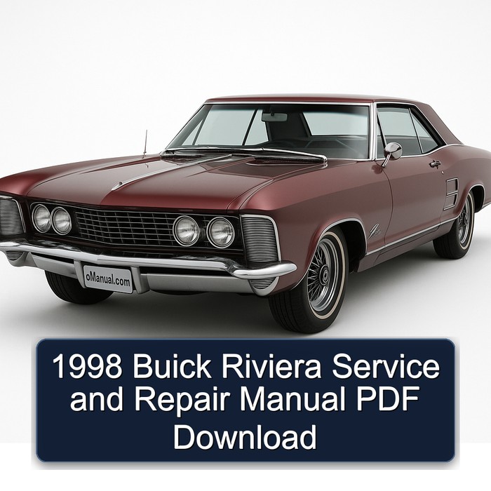1998 Buick Riviera Service Repair Workshop Manual PDF