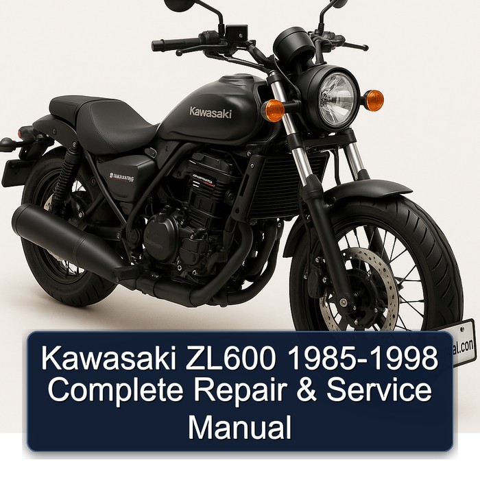 1985-1998 Kawasaki Eliminator ZL600 Service Repair Workshop Manual PDF