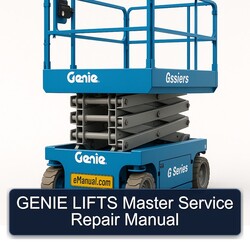 Genie Lifts Master Service Repair Workshop Manual PDF