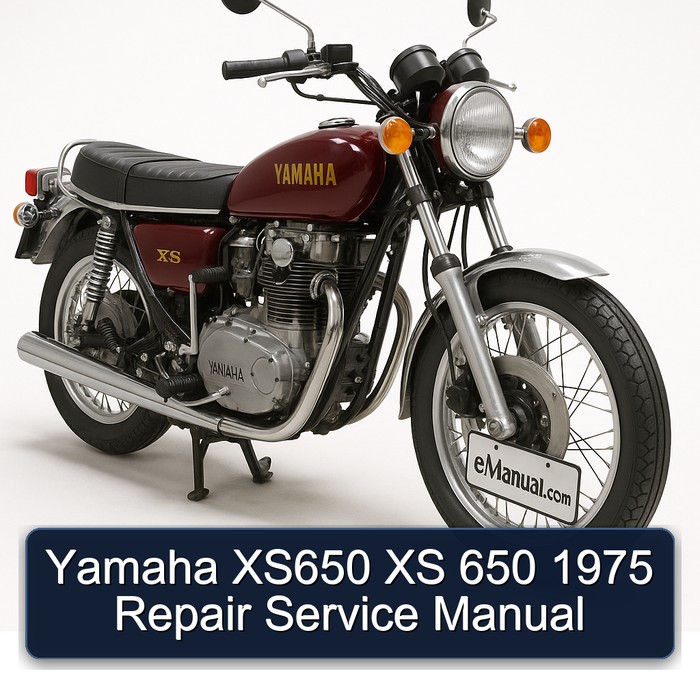 1975 Yamaha XS Models XS650 650 Service Repair Workshop Manual PDF