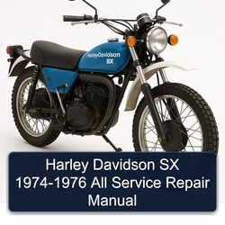 1974-1976 Harley Davidson SX All Service Repair Workshop Manual PDF