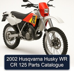 2002 Husqvarna CR Models Husky WR 125 Parts Catalog PDF