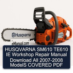 2007-2008 Husqvarna SM610 TE610 IE All - Models Covered Service Repair Workshop Manual PDF
