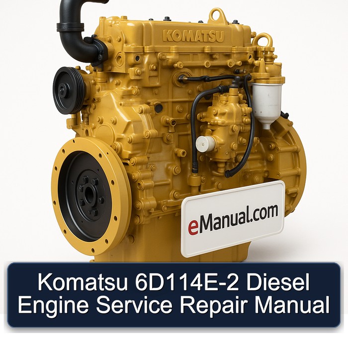 Komatsu 114 6d114e-2 Diesel Engine Service Repair Workshop Manual PDF