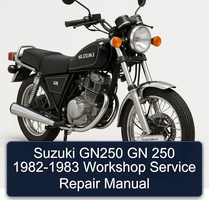 1982-1983 Suzuki GN Series GN250 250 Service Repair Workshop Manual PDF