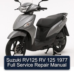 1977 Suzuki UY Step Models RV125 RV 125 Service Repair Workshop Manual PDF
