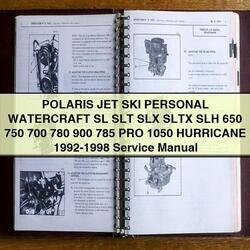 1992-1998 Polaris Personal Watercraft 650-1050 Hurricane Service Repair Workshop Manual PDF