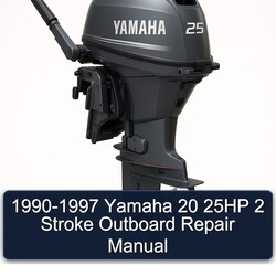1990-1997 Yamaha 20 25HP 2 Stroke Outboard Service Repair Workshop Manual PDF