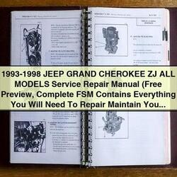 1993-1998 Jeep Cherokee Grand ZJ Service Repair Workshop Manual PDF