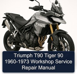 1960-1973 Triumph Tiger Models T90 90 Service Repair Workshop Manual PDF