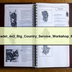 Cub Cadet 4x2 Big Country Service Repair Workshop Manual PDF