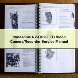 Panasonic Nv-gs200eg Video Camera/recorder Service Repair Workshop Manual PDF