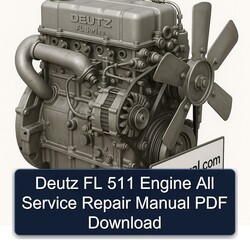 Deutz FL Series 511 Engine All Service Repair Workshop Manual PDF