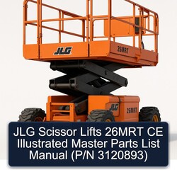 JLG Scissor Lifts 26MRT CE Illustrated Master (p/n 3120893) Parts Catalog PDF