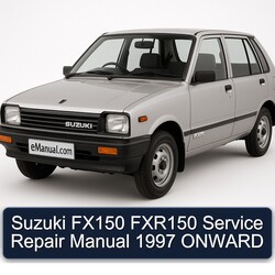 1997 Suzuki FXR Models FX150 FXR150 Onward Service Repair Workshop Manual PDF