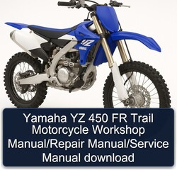 Derbi Trail Yamaha YZ 450 FR Motorcycle Service Repair Workshop Manual PDF