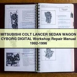 1992-1996 Dodge Lancer Mitsubushi Colt Sedan Wagon Cyborg Digital Service Repair Workshop Manual PDF