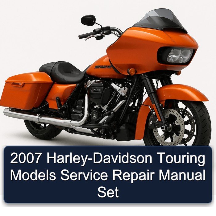 2007 Harley Davidson Touring Harley-davidson Models Set Service Repair Workshop Manual PDF