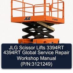 JLG Scissor Lifts 3394RT 4394RT Global (p/n:3121249) Service Repair Workshop Manual PDF
