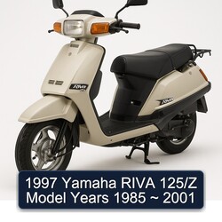 1997 Yamaha RIVA 125/Z Model Years 1985 ~ 2001