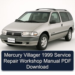 1999 Mercury Villager Service Repair Workshop Manual PDF