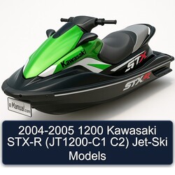 2004-2005 1200 Kawasaki STX-R (JT1200-C1 C2) Jet-Ski Models