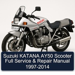 1997-2014 Baotian Suzuki Katana AY50 Scooter Service Repair Workshop Manual PDF