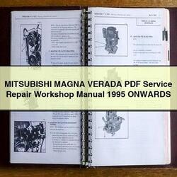 1995 Mitsubishi Verada Mitsubushi Magna Onwards Service Repair Workshop Manual PDF