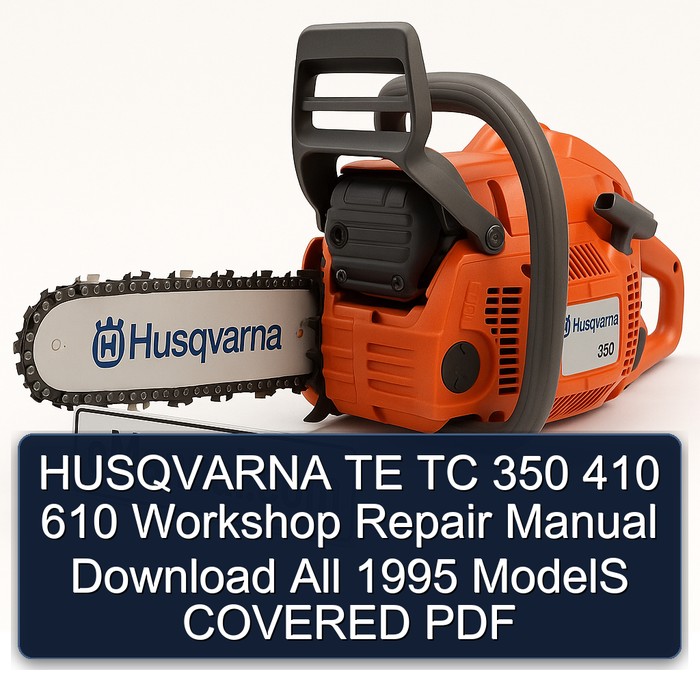 1995 Husqvarna TE Models TC 350 410 610 All Covered Service Repair Workshop Manual PDF