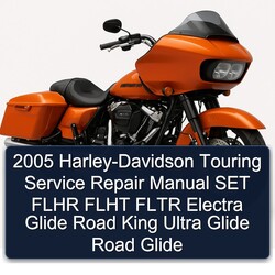 2005 Harley Davidson Road Glide Harley-davidson Touring SET Flhr Flht Fltr Electra King Ultra Service Repair Workshop Manual PDF