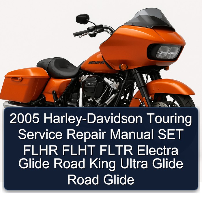 2005 Harley Davidson Road Glide Harley-davidson Touring SET Flhr Flht Fltr Electra King Ultra Service Repair Workshop Manual PDF
