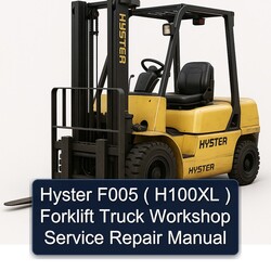 Hyster F005 ( H100XL ) Forklift Truck Service Repair Workshop Manual PDF