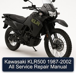 1987-2002 Kawasaki KLR Series KLR500 - All Service Repair Workshop Manual PDF