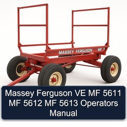 Massey Ferguson VE MF 5611 5612 5613 Operators Operator's Manual PDF