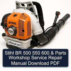 Stihl BR 500 550 600 Parts Service Repair Workshop Manual PDF