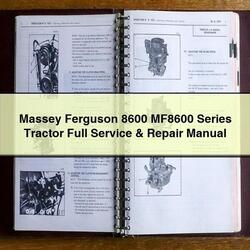 Massey Ferguson 8600 MF8600 Series Tractor Service Repair Workshop Manual PDF
