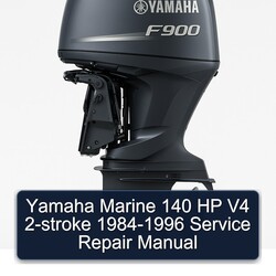 1984-1996 Yamaha Marine 140 HP V4 2-stroke Service Repair Workshop Manual PDF