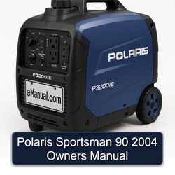 2004 Polaris Sportsman 90 Owners Owner's Manual PDF