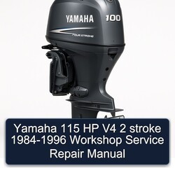 1984-1996 Yamaha 115 HP V4 2 Stroke Service Repair Workshop Manual PDF