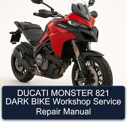 DUCATI MONSTER 821 DARK BIKE Workshop Service Repair Manual 