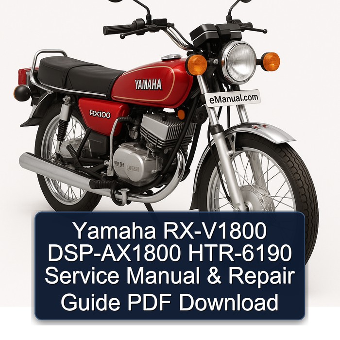 Yamaha RX Models RX-V1800 Dsp-ax1800 HTR-6190 Service Repair Workshop Manual PDF