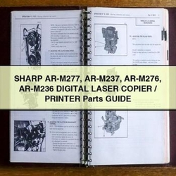 Sharp AR-M277 AR-M237 AR-M276 AR-M236 Digital Laser Copier / Printer Parts Service Repair Workshop Manual PDF