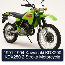 1991-1994 Kawasaki KDX200 KDX250 2 Stroke Motorcycle